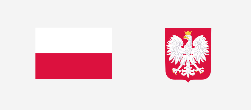 herb i flaga Polski